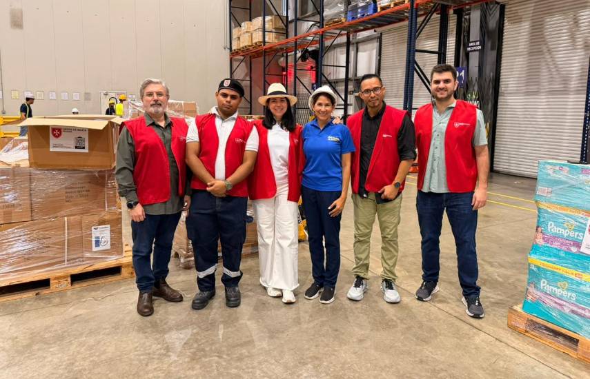 Orden de Malta lleva solidaridad al interior