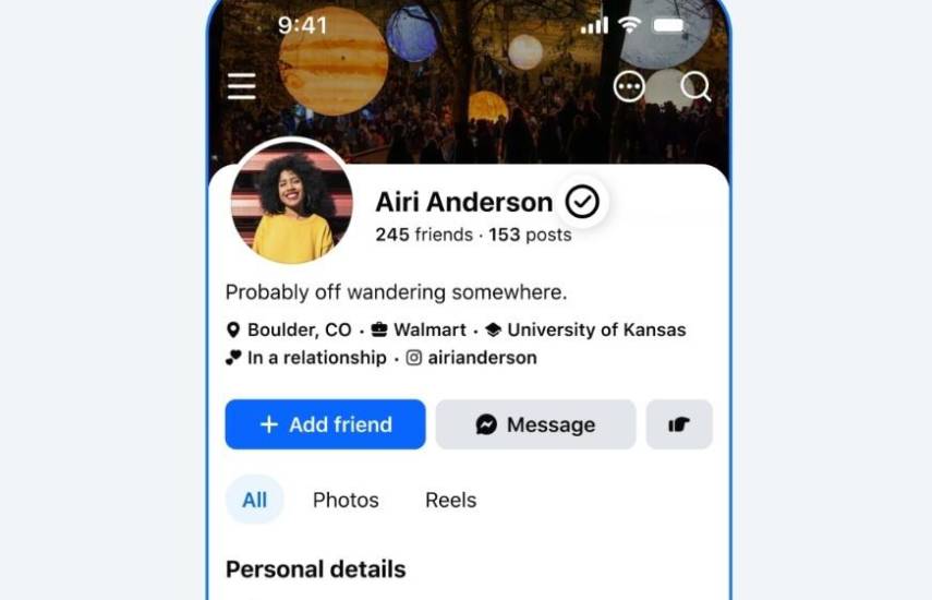 Facebook permite verificar las cuentas de usuario de forma gratuita con un videoselfi