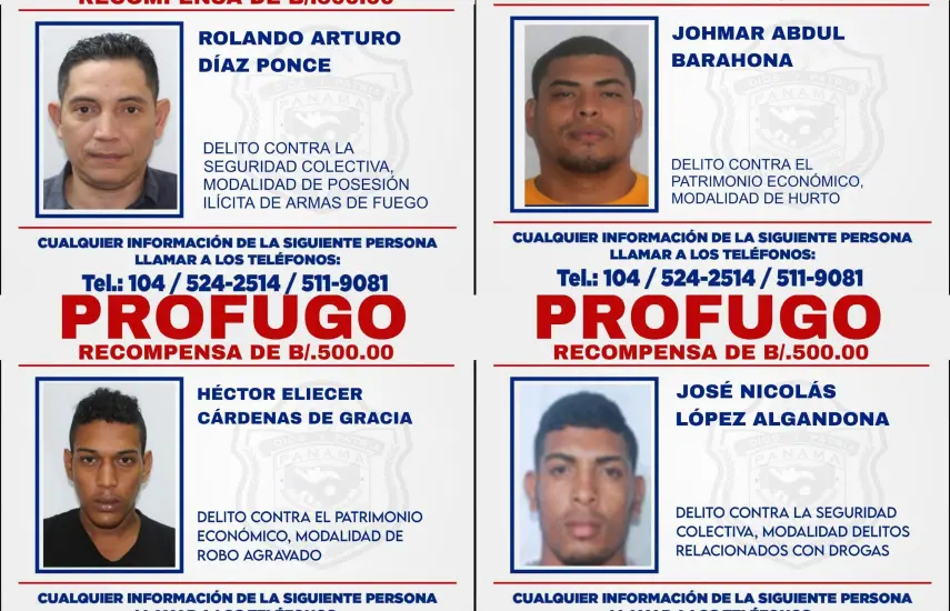 Homicidas, acusados de violación y narcotráfico figuran entre los prófugos de La Joyita