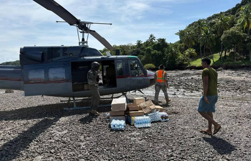 La ayuda humanitaria llega a Isla Cébaco