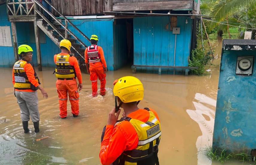 Más de 4 mil personas y 1,372 viviendas afectadas por las inundaciones en Bocas del Toro