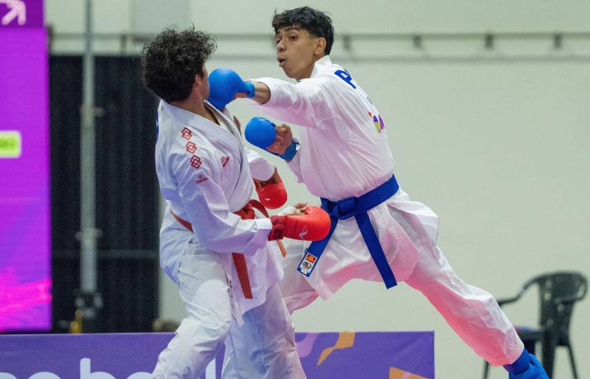 Cortesía | El atleta Edwin Castillo durante los Juegos Panamericanos Junior Asunción ASU 2025, celebrados en agosto del año pasado, en Asunción, Paraguay.