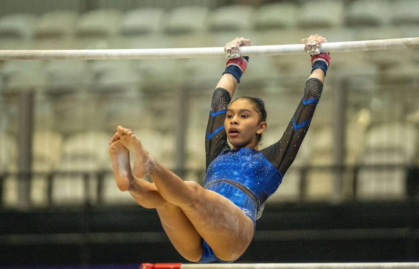 La gimnasia es su felicidad