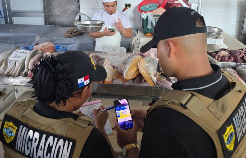 ML | Durante el operativo migratorio.