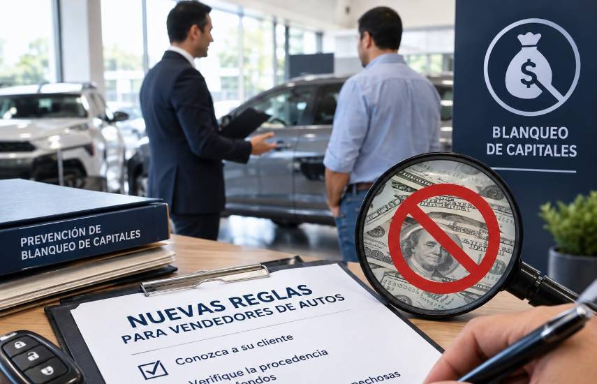 Empresas de venta de autos deberán aplicar nuevas medidas contra el blanqueo de capitales