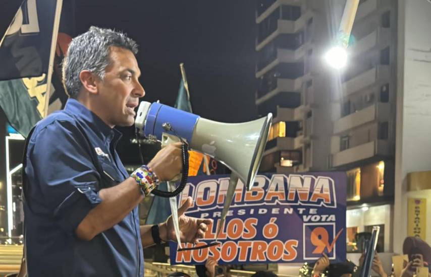 El candidato presidencial del Movimiento Otro Camino (MOCA) Ricardo Lombana.