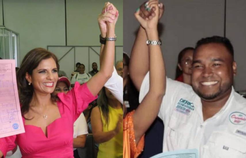 Ana Giselle Rosas y Derick Echeverría ganadores de las Secretarías de la Mujer y de la Juventud de CD
