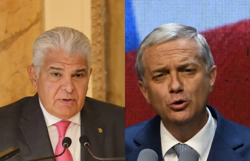 ML | José Raúl Mulino y José Antonio Kast.