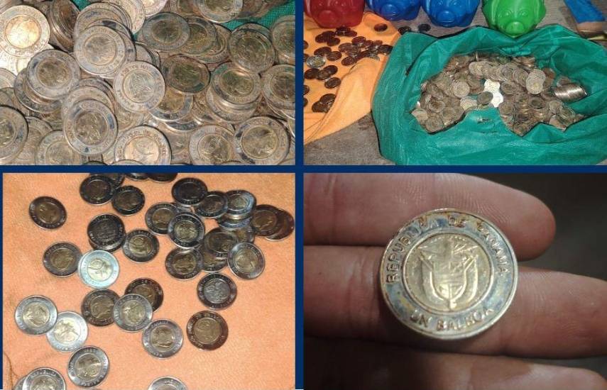 Retienen miles de monedas “martinelli” presuntamente falsas