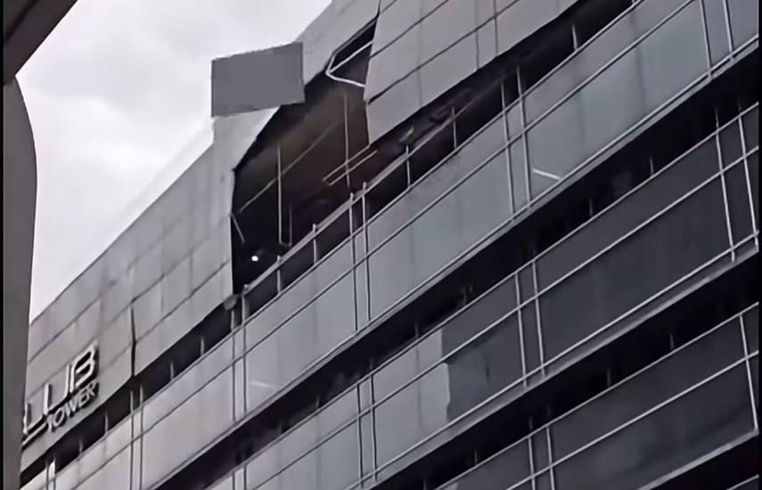 Fuertes ráfagas de viento y tormentas causan desprendimiento de techos en la capital
