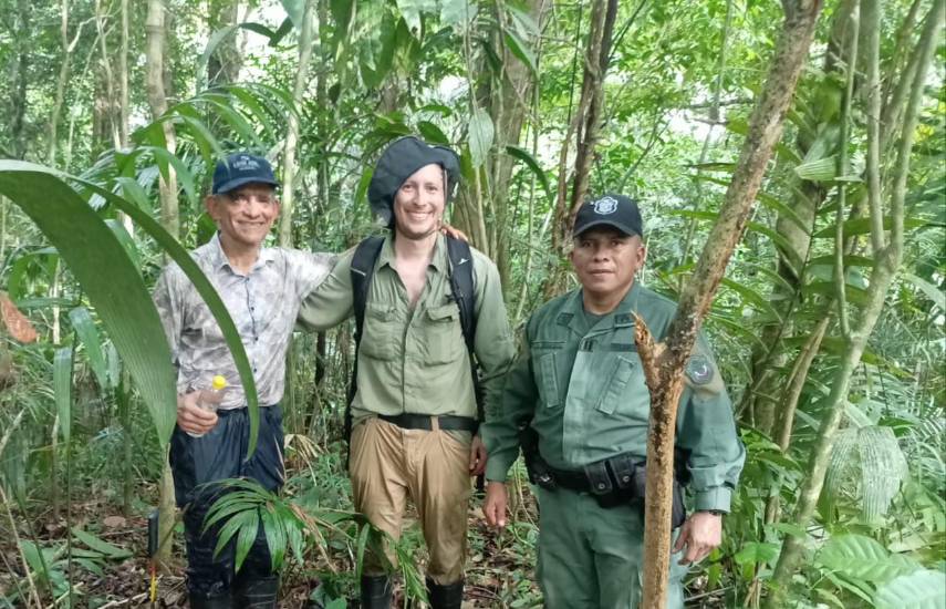 Rescatan a estudiante de Ingeniería Forestal extraviado en Gamboa