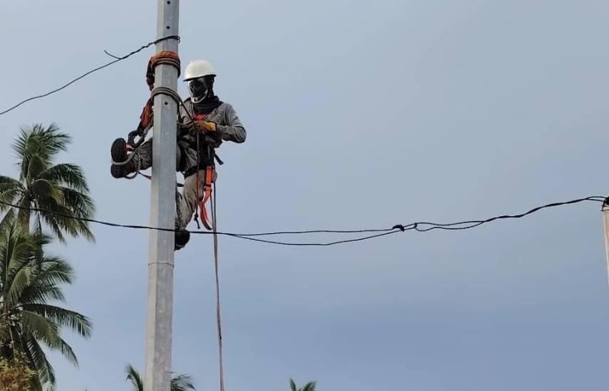 Suministro eléctrico es restablecido en Isla Cañas