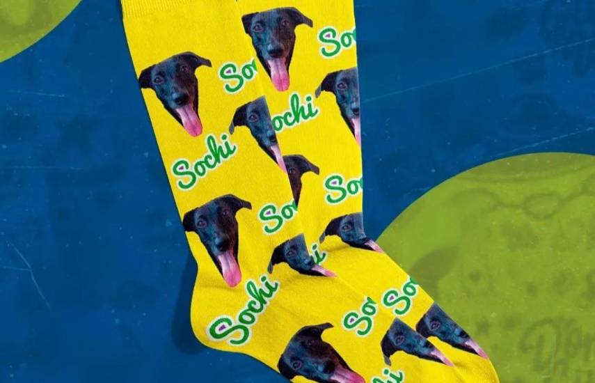 “Socks Dont Suckks”, negocio de medias y camisas personalizadas de animales y personas