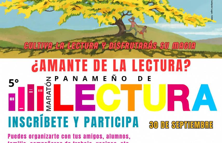 Panamá celebrará la Maratón Latinoamericana de Lectura este 30 de septiembre
