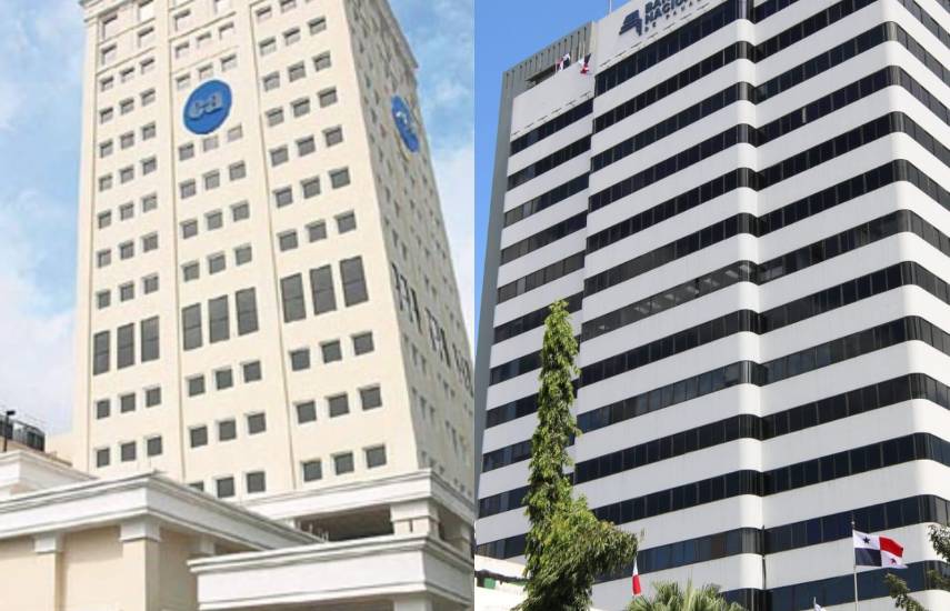 ML | Casa matriz de la Caja de Ahorros y el edificio del Banco Nacional de Panamá.