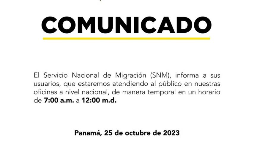 $!Migración atenderá hasta medio día
