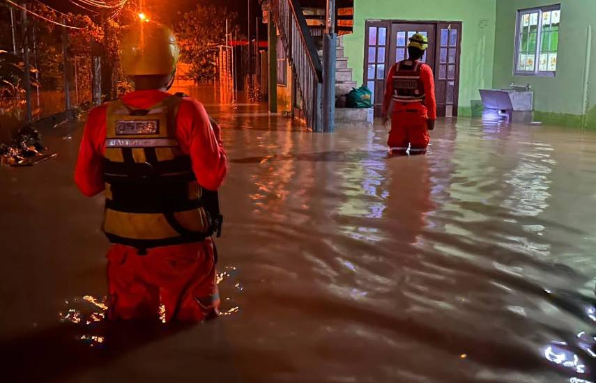 Sinaproc: al menos 65 viviendas afectadas por inundaciones en Bocas del Toro