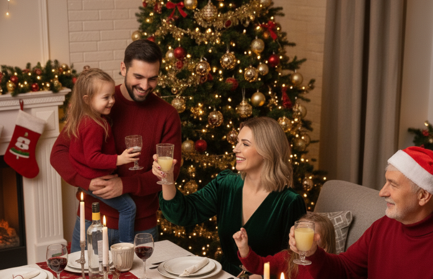 Celebrarán la Navidad entre cenas y reuniones