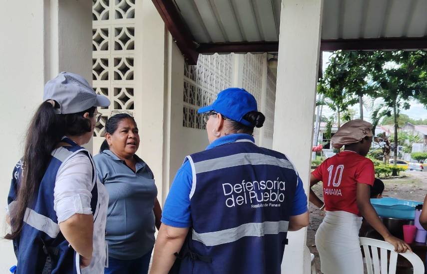 La Defensoría inspecciona albergues y hospitales afectados en Coclé