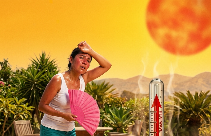 Mareos y deshidratación, son los efectos del calor extremo