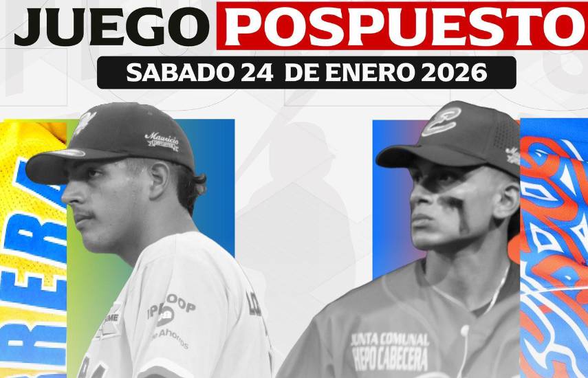 Cortesía | Flyer promocial del encuentro de béisbol.