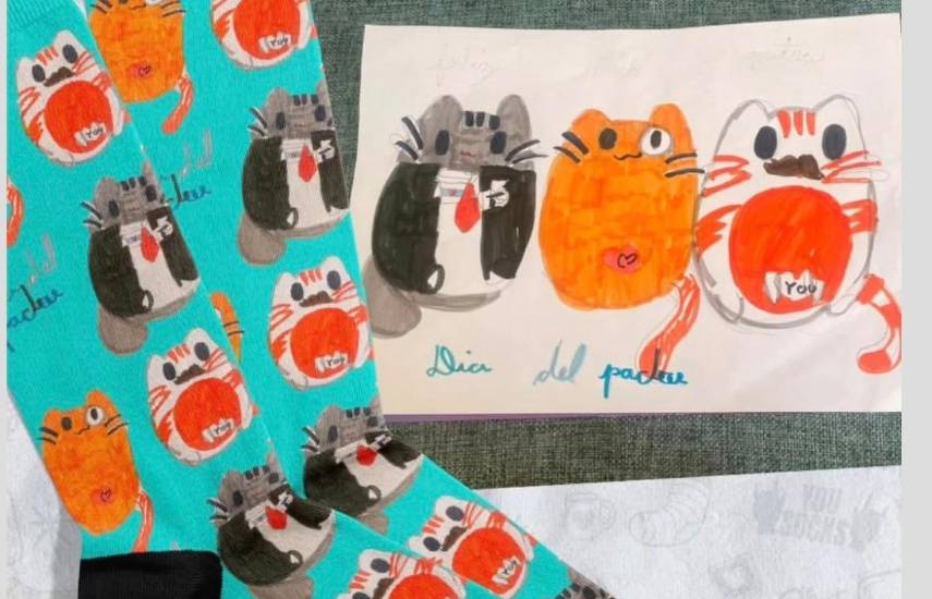 “Socks Dont Suckks”, negocio de medias y camisas personalizadas de animales y personas