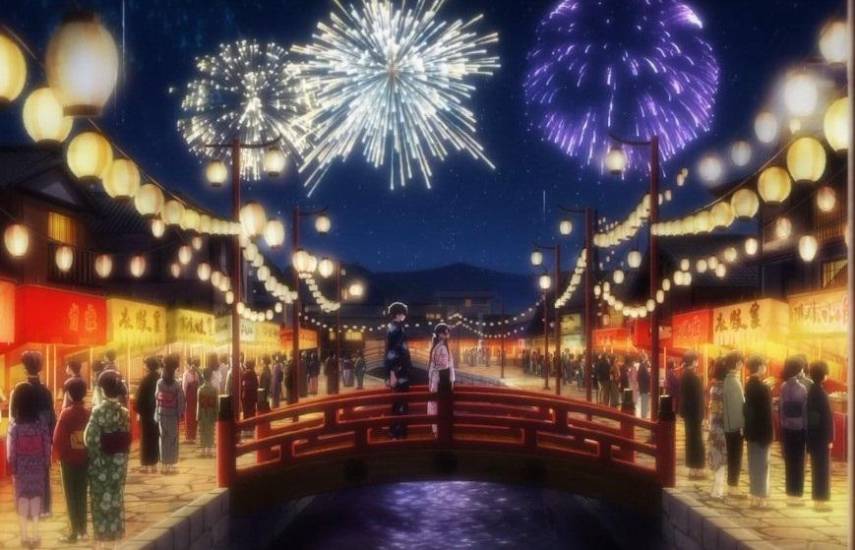 OPENAI | Imágen de un vídeo generado por Sora 2 con estilo de anime japonés.