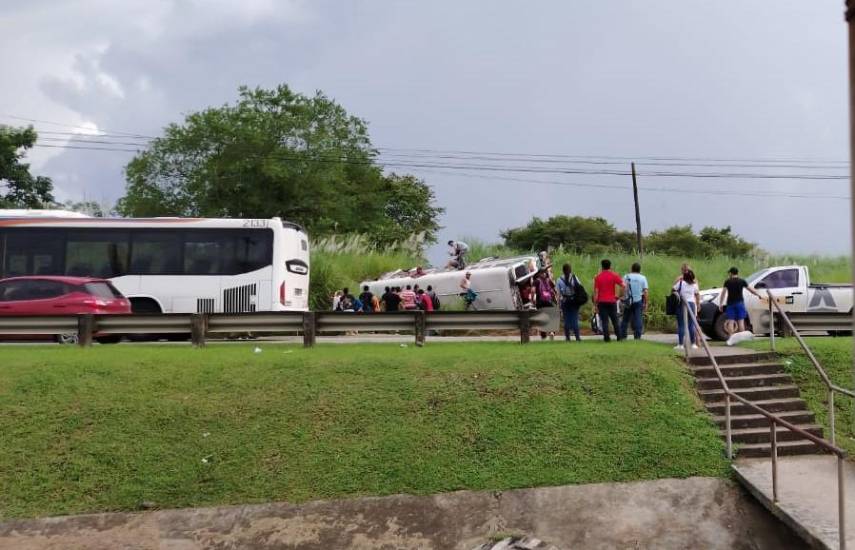 Diablo Verde se vuelca en Tataré de Pacora