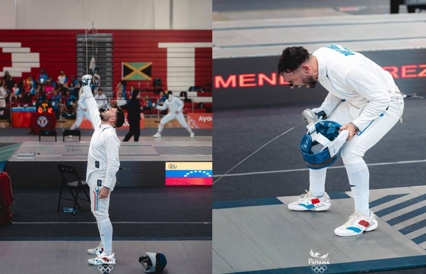 Esgrimista Arturo Dorati conquista la primera medalla de bronce para Panamá en los Juegos Bolivarianos 2025