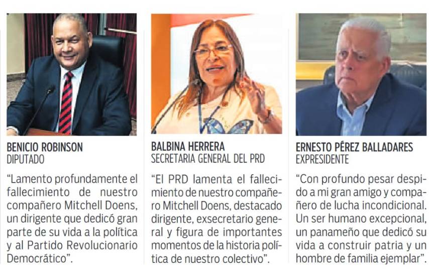$!Fallece histórico dirigente del PRD Mitchell Doens