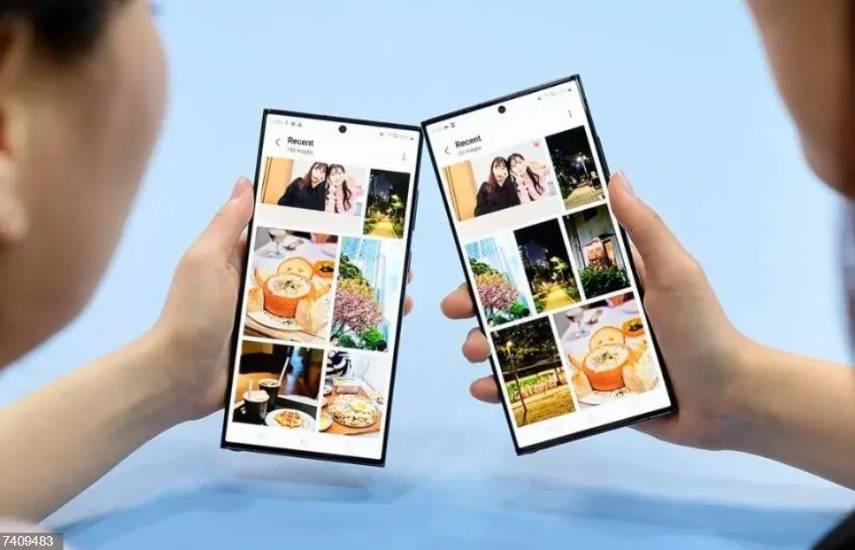 Portaltic/EP | Dos móviles de Samsung usando la función de Quick Share.