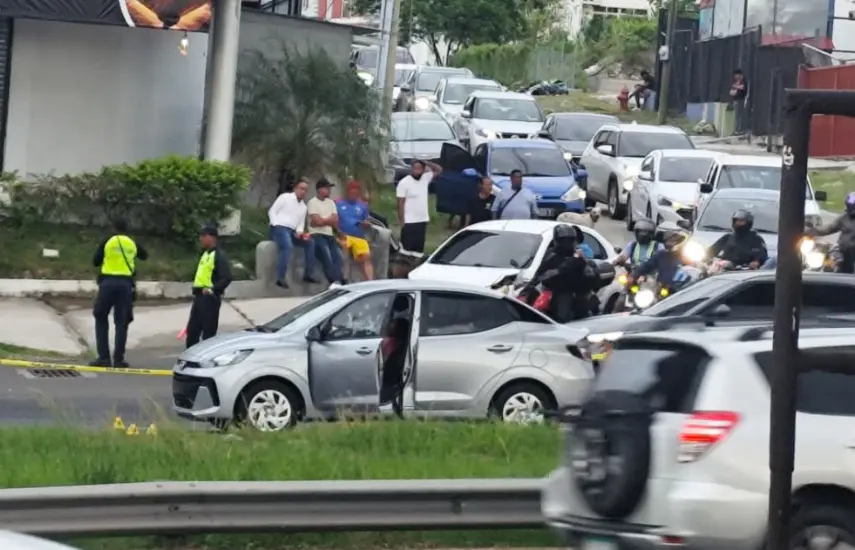 ML | El lugar donde se dio esta madrugada el crimen. Foto: @traficocpanama