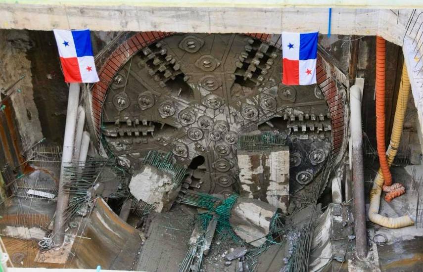 Tuneladora Panamá completa cruce bajo el Canal en la Línea 3 del Metro