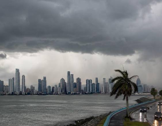 Cortesía | La ciudad de panamá durante una lluvia.