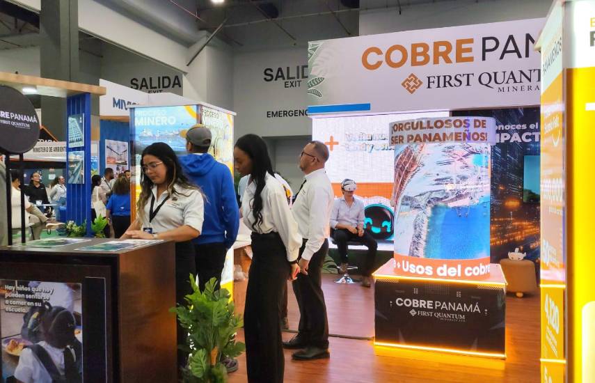 Cobre Panamá inaugura su stand interactivo en EXPO CAPAC 2026