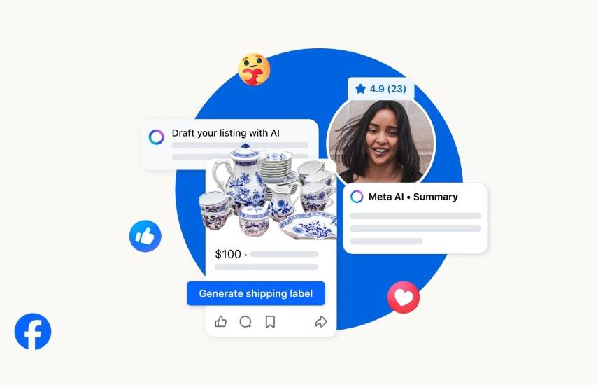 Facebook Marketplace agrega respuestas automáticas de Meta AI