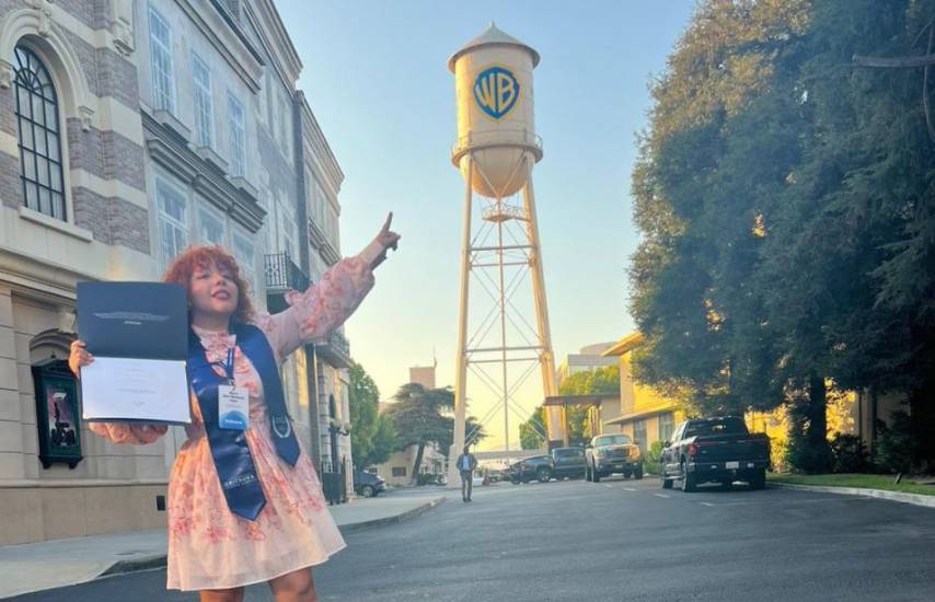 Primera cineasta panameña formada en Warner Bros.