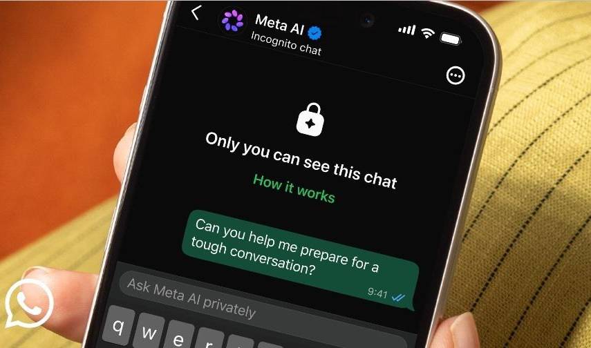 WhatsApp presenta el chat de incógnito para hablar de manera privada con Meta AI