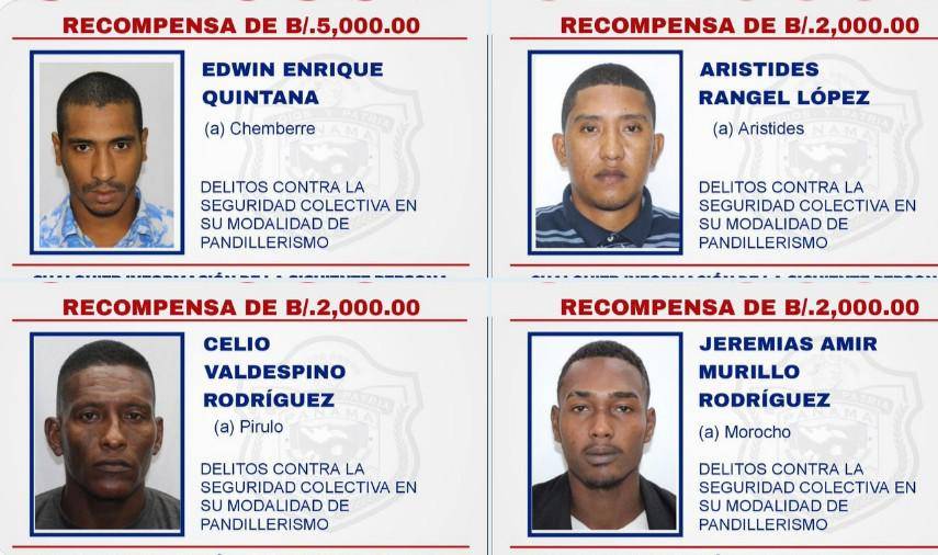 $!Autoridades ofrecen hasta B/. 100 mil por personas vinculadas al pandillerismo