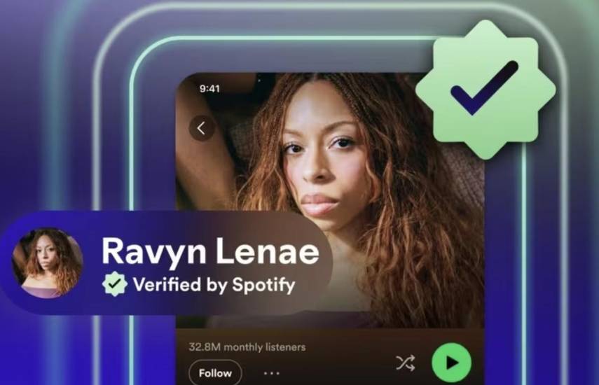 Spotify lanza insignias de verificación para distinguir artistas reales frente a contenido generado por IA