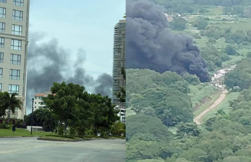 Reportan nuevamente humo proveniente del área de Juan Díaz; MiAmbiente investiga