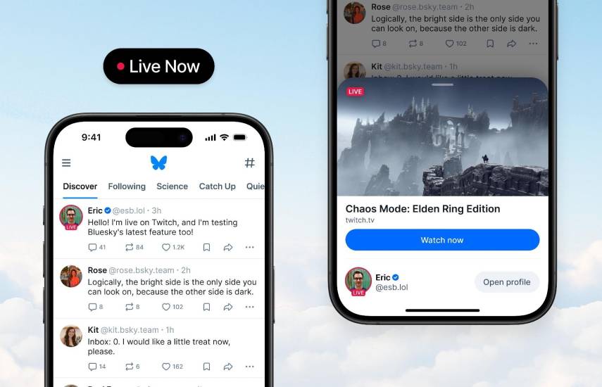 (Foto de ARCHIVO) Imagen de los marcos de en directo de Bluesky
