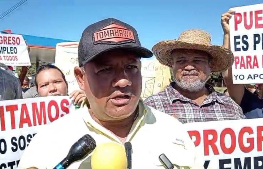 Moradores de Chiriquí se movilizan a favor del Puerto Barú