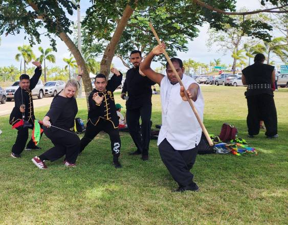 Cortesía | miembros de la academia muestras algunas posiciones de este arte marcial.