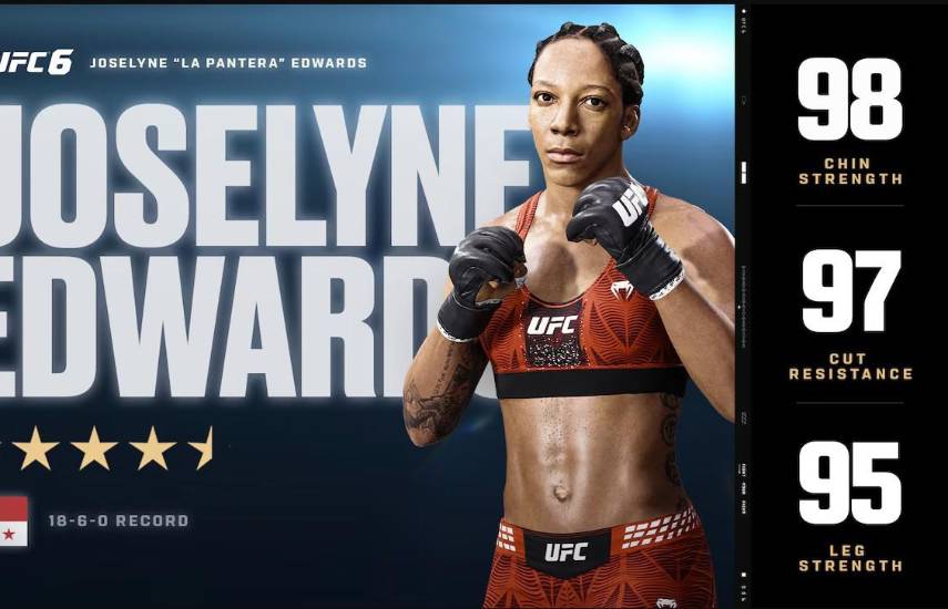 Edwards es parte del roster del videojuego de la UFC