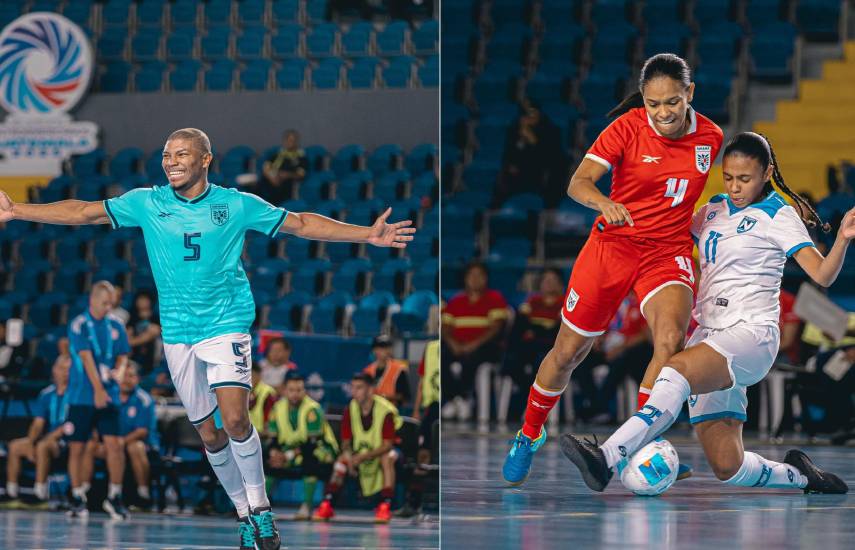 Futsal panameño arrasa en su debut en los Juegos Centroamericanos en Guatemala