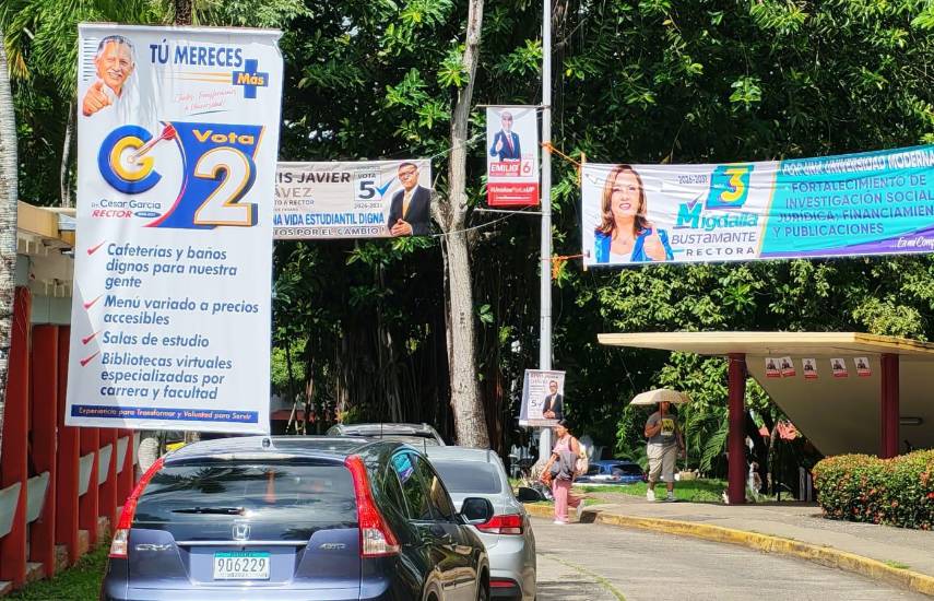 Carnaval electoral en la Universidad de Panamá