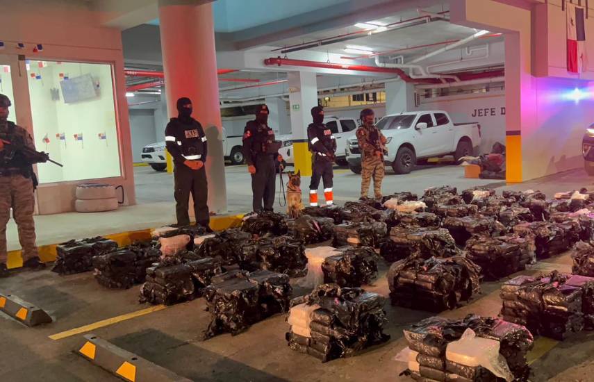 Una tonelada de droga incautada en Colón