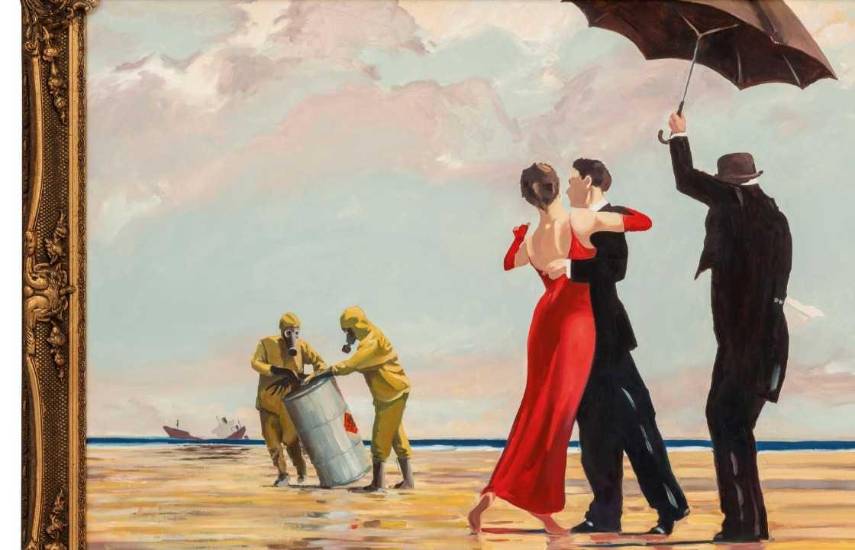 Una pintura de Banksy puede superar los seis millones de dólares en una subasta