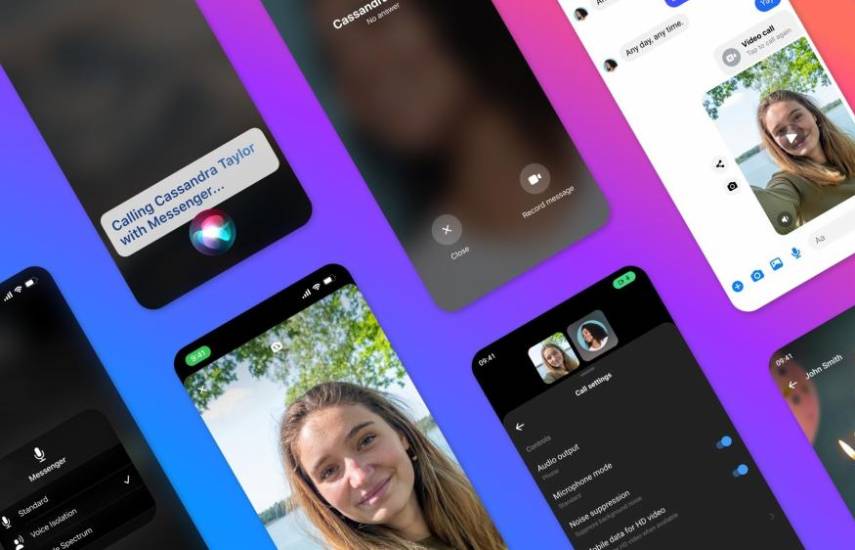 Meta agrega alta definición de imagen en las videollamadas de Messenger